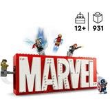 Lego marvel: marvel logo en minifiguren verzamelset - 76313