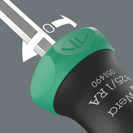 Wera kraftform kompakt 27 ra 1, 6‑delig bitset (zwart groen)