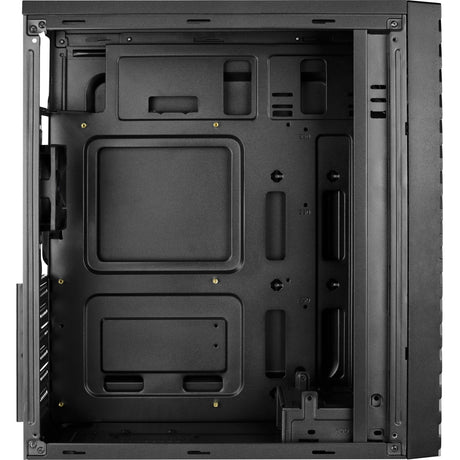 Aerocool streak midi tower behuizing (zwart | 3x usb-a | rgb | window)