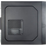Inter-tech it-6505 reto mini tower behuizing (zwart | 2x usb-a)