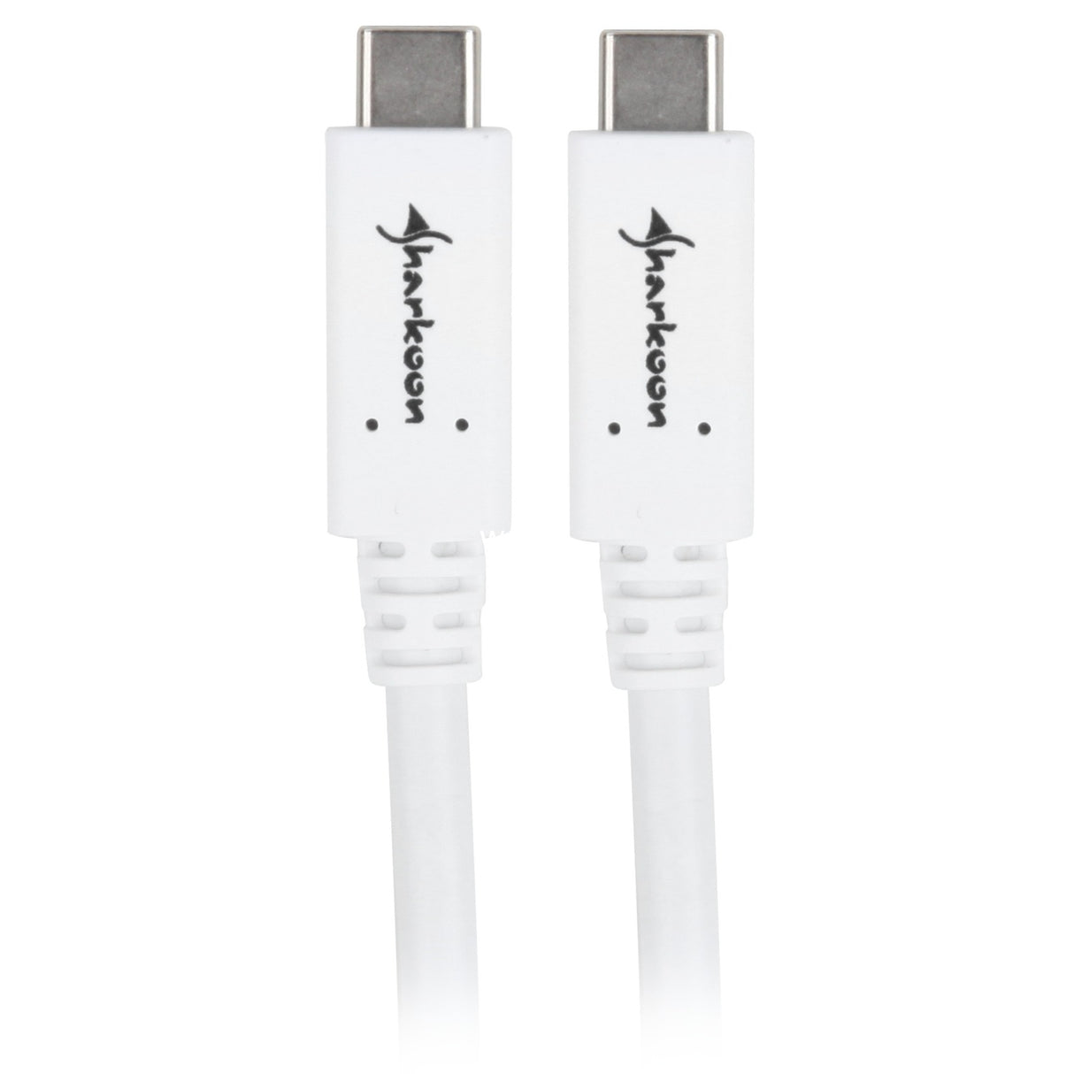 Sharkoon usb-c 3.2 > usb-c kabel (wit, 1 meter)
