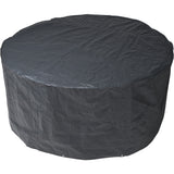 Nature tuinmeubelafdekhoes voor ronde tafel en stoelen afdekking (grijs, 6030601)