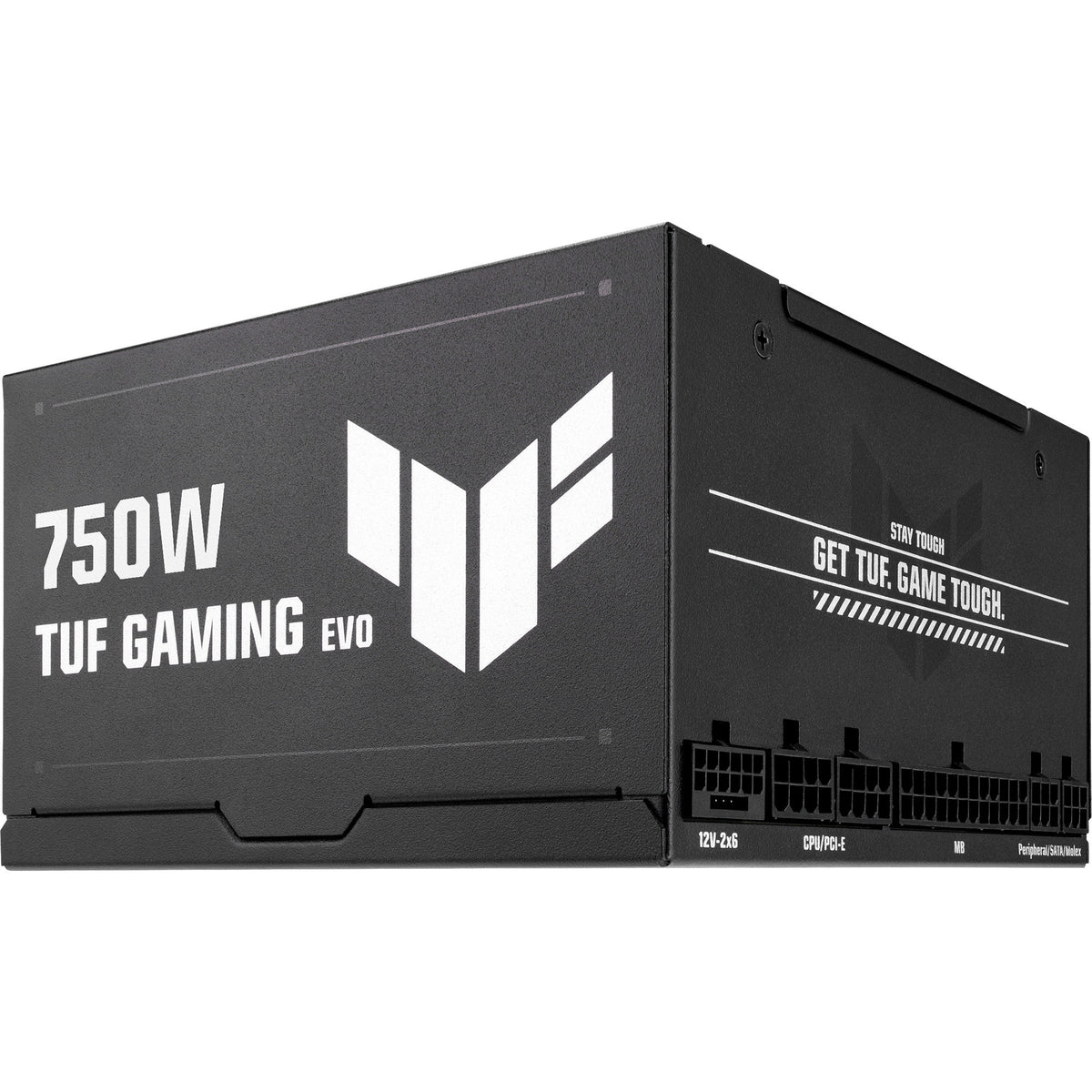 Asus tuf gaming gold evo modulaire 750 watt voeding (zwart, 1x 12v-2x6, 2x pcie)