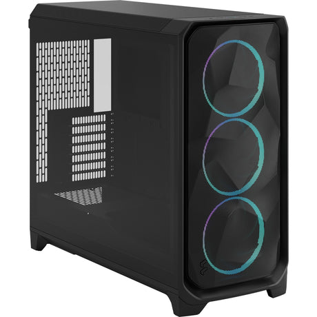 Fractal design meshify 3 xl rgb big tower behuizing (zwart | 2x usb-a | 1x usb-c | rgb | tempered glass)