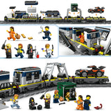 Lego ® city overval op politietrein - speelgoedtreinset - 60508