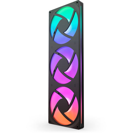 Nzxt f420 rgb core case fans (zwart, 3 stuks, 420 x 140 x 26 mm)