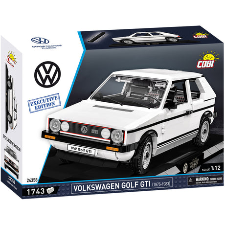 Cobi volkswagen golf gti (1976-1983) - executive edition constructiespeelgoed (schaal 1:12)