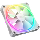 Nzxt f120 rgb duo case fan (wit, 120 x 120 x 25 mm, pwm, zonder controller)