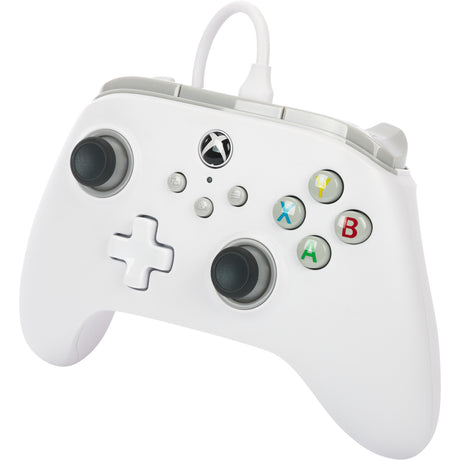 Powera xbox wired controller white (wit, xbox series x|s, xbox one, windows)
