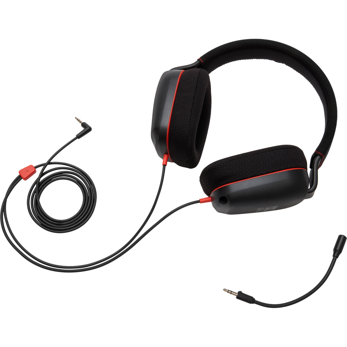 Powera bedrade stereoheadset voor nintendo switch 2 over-ear gaming headset (zwart rood, nintendo switch 2, nintendo switch – oled model, nintendo switch, nintendo switch lite)