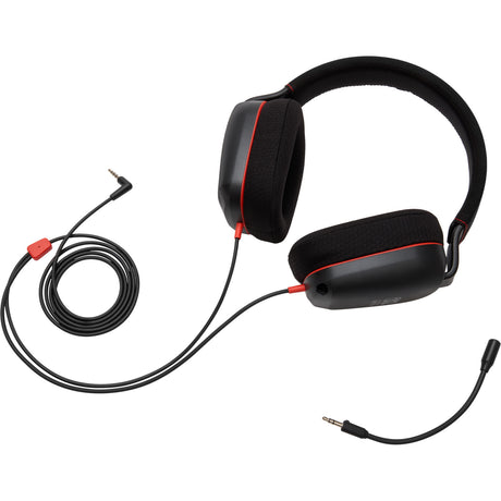 Powera bedrade stereoheadset voor nintendo switch 2 over-ear gaming headset (zwart rood, nintendo switch 2, nintendo switch – oled model, nintendo switch, nintendo switch lite)