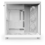 Nzxt h9 flow rgb+ midi tower behuizing (wit (mat) | 2x usb-a | 1x usb-c | rgb | tempered glass)