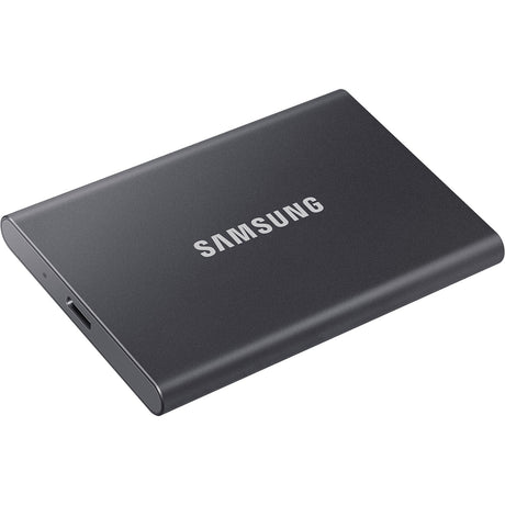 Samsung portable t7 4 tb externe ssd (grijs, mu-pc4t0t ww, usb-c 3.2 (10 gbit s))