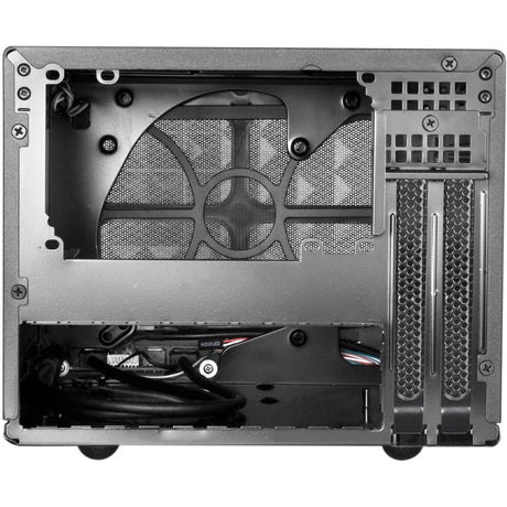 Silverstone sst-sg13b-c mini tower behuizing (zwart | 1x usb-a | 1x usb-c)