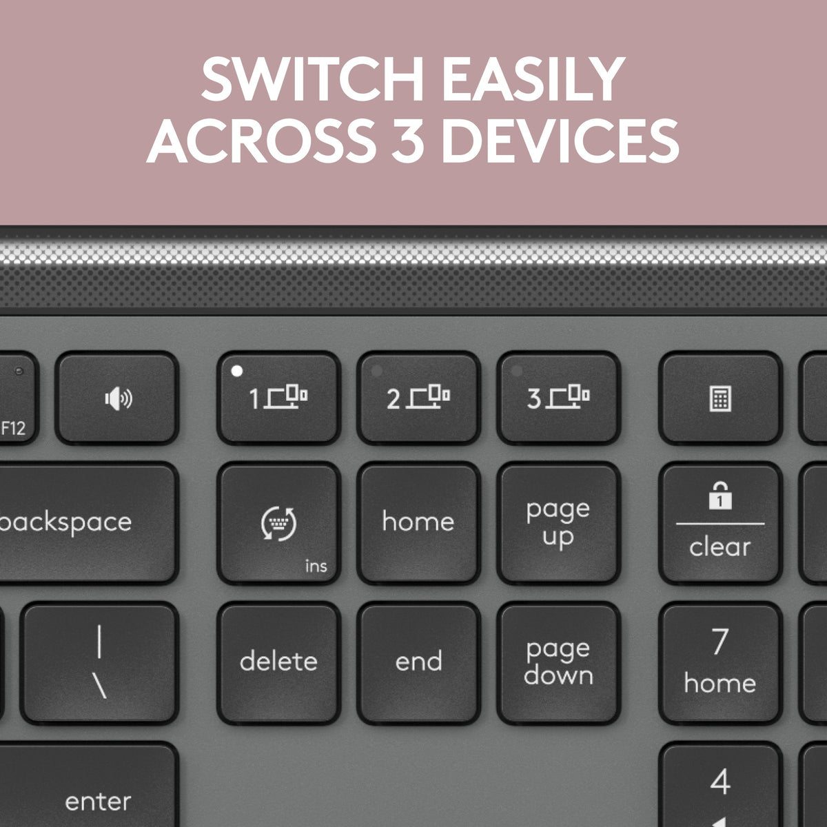 Toetsenbord en muis logitech slim zwart 134,8 mm x 433,8 mm x 23,1 mm