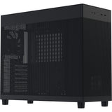 Asus prime ap303 - mesh panel midi tower behuizing (zwart | 2x usb-a | 1x usb-c)