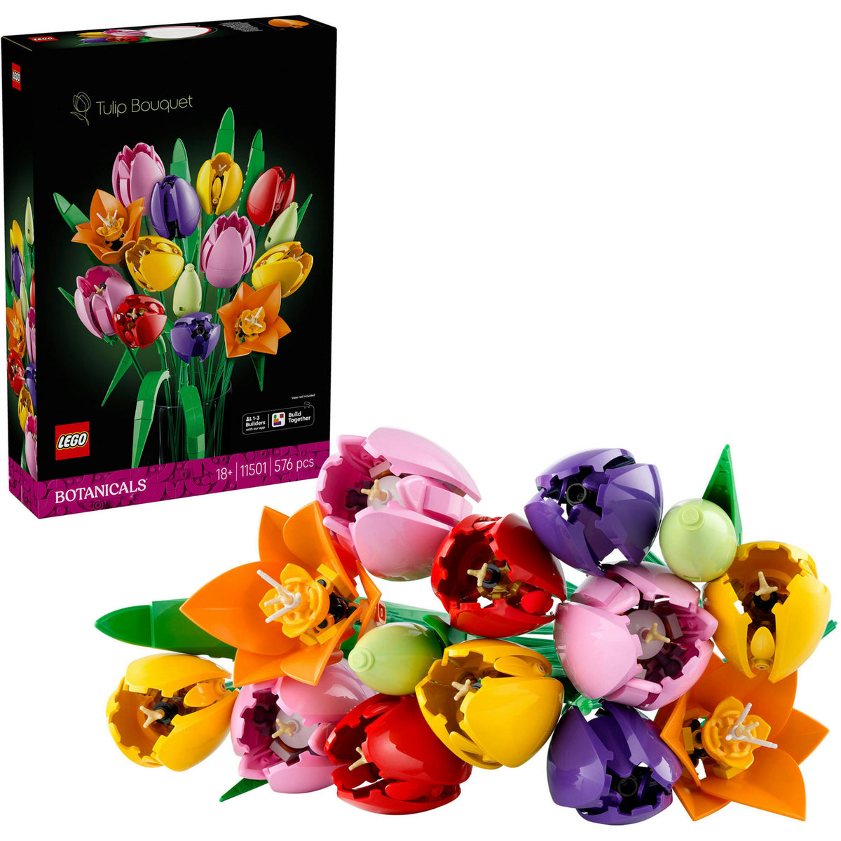 Lego ® botanicals boeket met tulpen bloemendecoratie - 11501