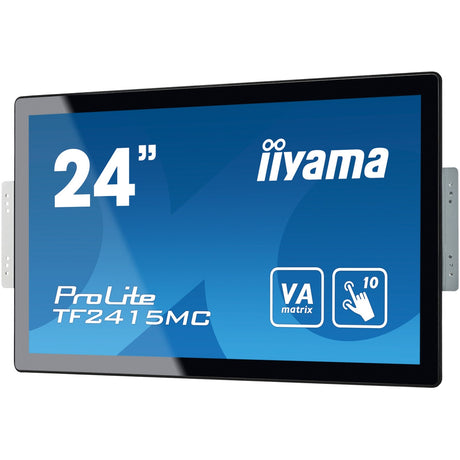 Iiyama prolite tf2415mc-b2 23.8 touchscreen monitor (zwart, 1x displayport, 1x hdmi, 1x vga)