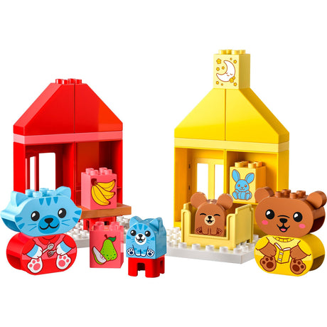 Lego duplo - dagelijkse gewoontes - eten en slapen constructiespeelgoed (10414)
