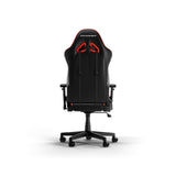 Dxracer gladiator l black red pvc leather gamestoel (zwart rood)