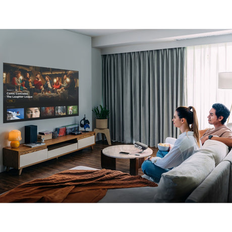 Viewsonic smart led draagbare projector met harman kardon luidsprekers (zwart, hdmi, audio, wifi, bluetooth)