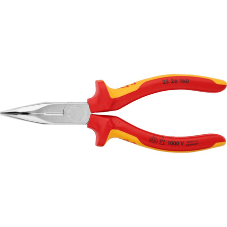 Knipex langwerpige tang gebogen 1000v 160mm