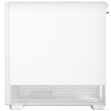 Antec flux midi tower behuizing (wit | 2x usb-a | 1x usb-c | tempered glass)