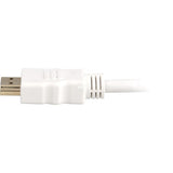 Sharkoon high speed hdmi kabel met ethernet (wit, 2 meter, 4k, verguld)