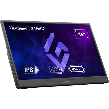 Viewsonic vx1654 draagbare gaming monitor 16 (zwart, 1x micro hdmi, 2x usb-c, 144 hz)