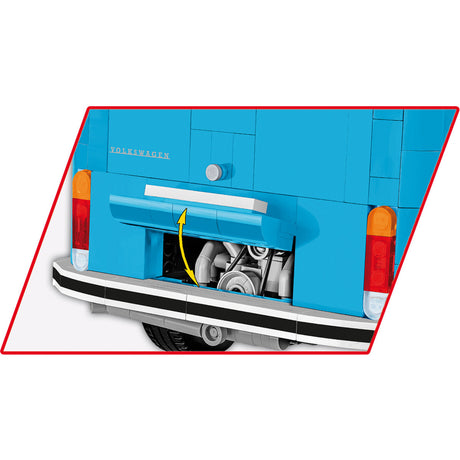 Cobi volkswagen t2b bus constructiespeelgoed (schaal 1:12)