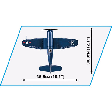 Cobi historical collection - f4u-4 corsair constructiespeelgoed (schaal 1:35)