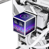 Thermaltake minecube 360 ultra argb sync aio liquid cooler - snow edition waterkoeling (wit)