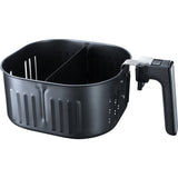 Steba hf 5000 xl heteluchtfriteuse (zwart roestvrij staal, 5,2 liter)