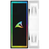 Sharkoon a40 rgb cpu-koeler (wit, 4-pins pwm fan-connector)