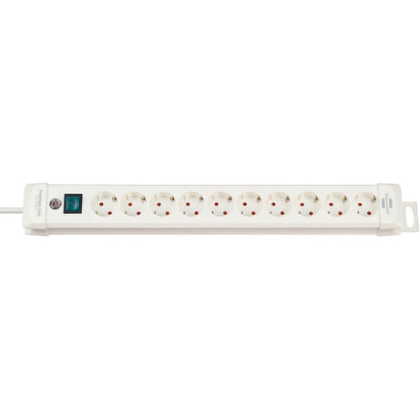 Brennenstuhl premium-line extension socket 10-way stekkerdoos (wit, 1952200100)