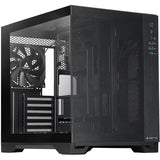 Chieftec visio air midi tower behuizing (zwart | 2x usb-a | 1x usb-c | tempered glass)