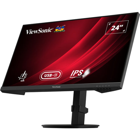Viewsonic vg2409-mhdu-2 24 monitor (zwart, 1x displayport, 1x mini hdmi, 1x usb-c, 2x usb-a)