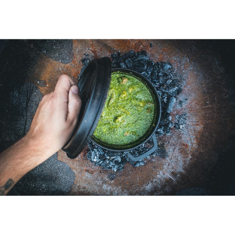 The windmill bbq pan s bak- braadpan (zwart, ø 20 cm | 2.1 liter)