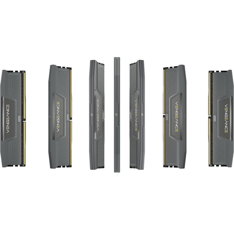 Corsair vengeance 64 gb ddr5-6000 (2x 32 gb) werkgeheugen (grijs, cmk64gx5m2b6000z30, xmp, expo)