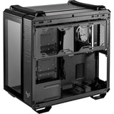 Asus tuf gaming gt502 plus midi tower behuizing (zwart | 2x usb-a | 1x usb-c | tempered glass)