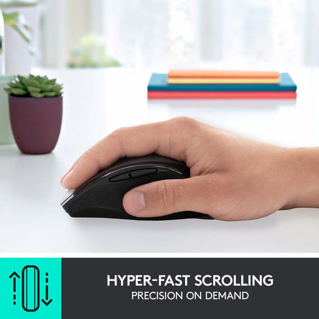 Logitech m705 wireless marathon mouse (antraciet, 1000 dpi)
