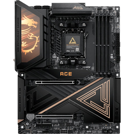 Msi meg x870e ace max socket am5 moederbord (raid, 10gb-lan, wi-fi 7, bluetooth 5.4, e-atx)
