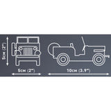 Cobi jeep willys cj-2a constructiespeelgoed (schaal 1:35)