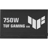 Asus tuf gaming gold evo modulaire 750 watt voeding (zwart, 1x 12v-2x6, 2x pcie)