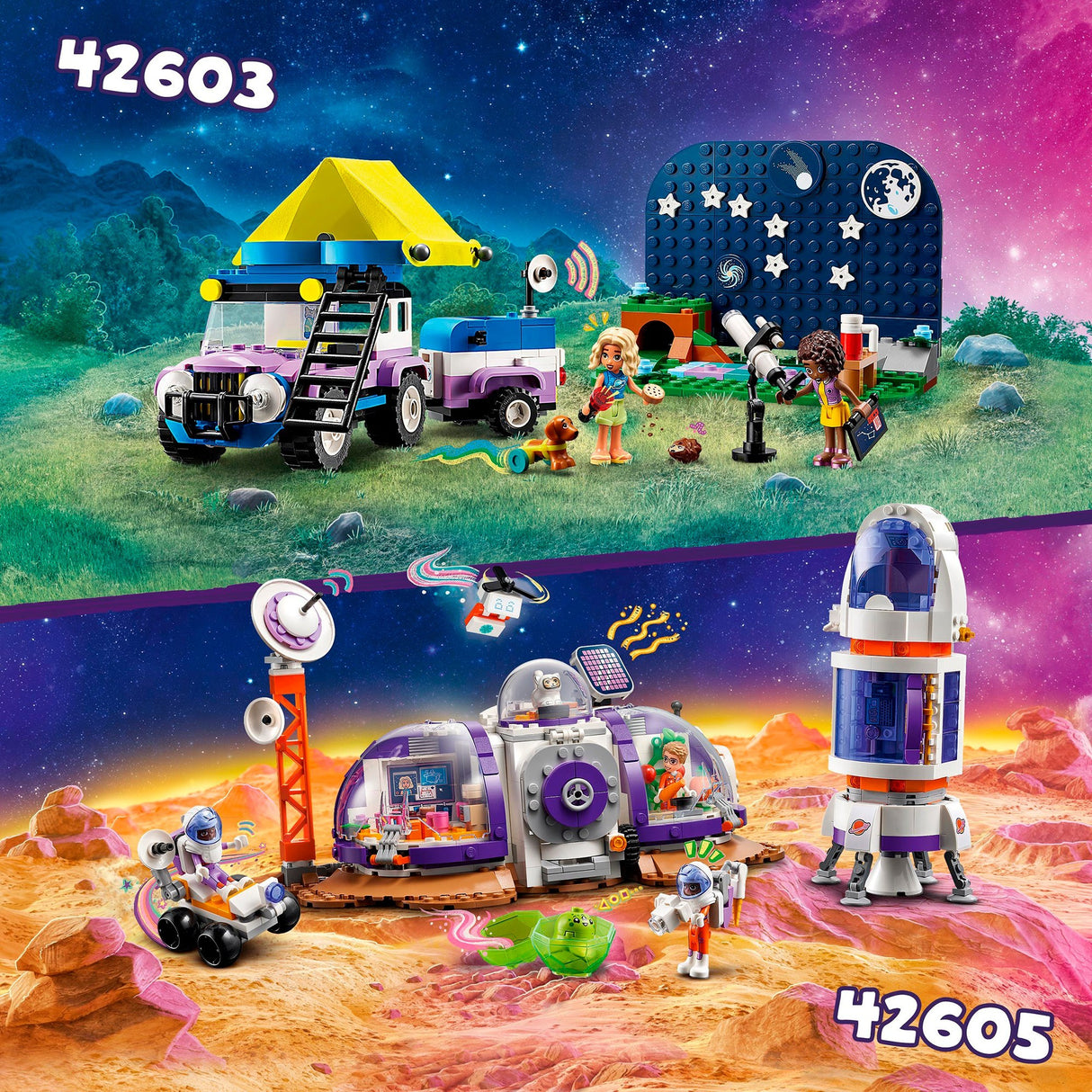 Lego friends - astronomisch kampeervoertuig constructiespeelgoed (42603)