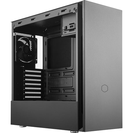 Cooler master silencio s600 midi tower behuizing (zwart | 2x usb-a)