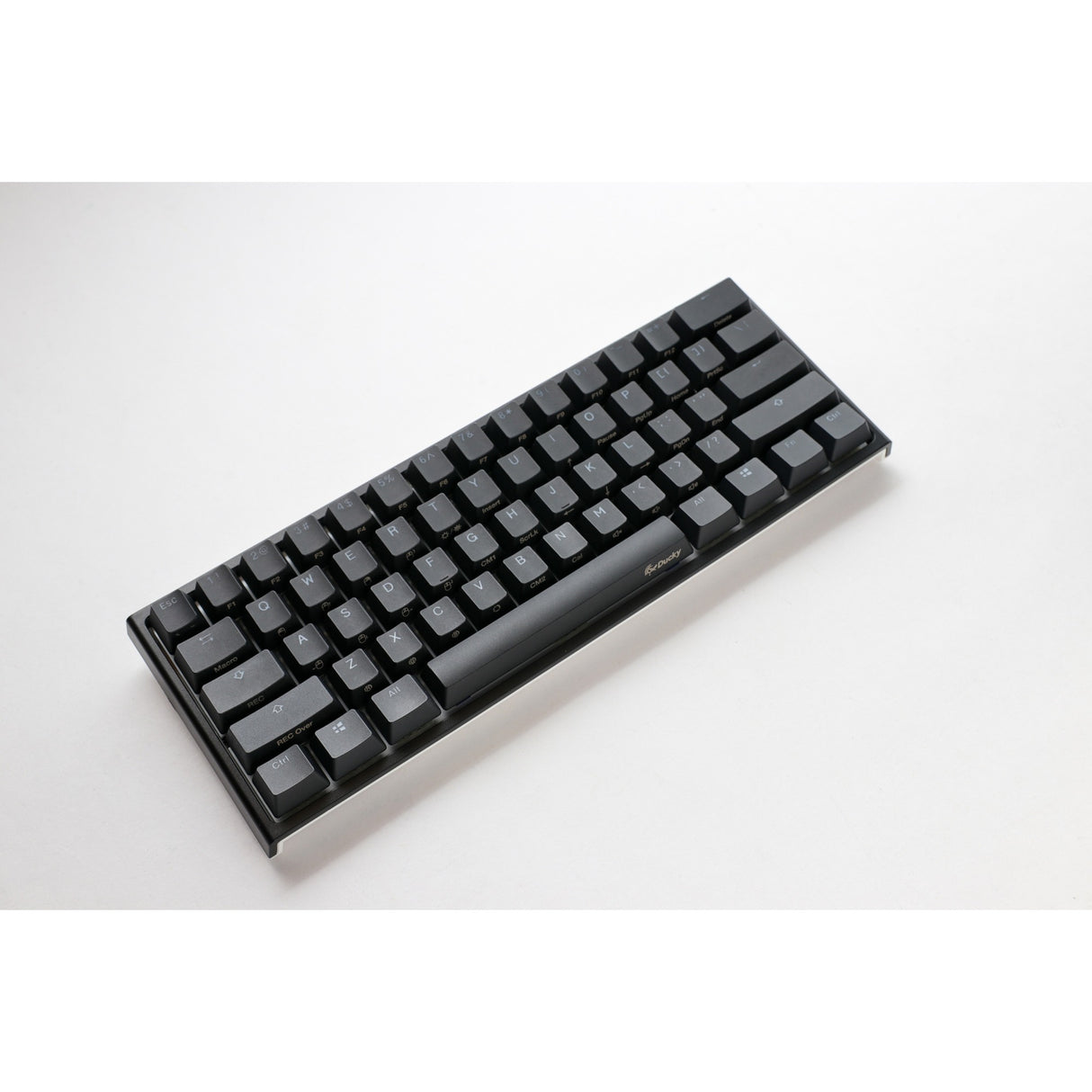 Ducky one 2 pro mini classic rgb mechanisch gaming toetsenbord (zwart, us lay-out (qwerty), cherry mx silent red, 60%, rgb led, double-shot pbt, quack mechanics)