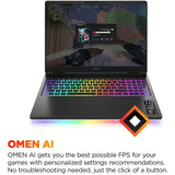 Hp omen max 16-ah0370nd 16 gaming laptop (zwart | core ultra 7 255hx | rtx 5070 ti | 32 gb | 2 tb ssd)