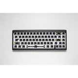 Ducky projectd tinker 65 met qmk via rgb mechanisch toetsenbord (zwart, us lay-out (qwerty), 65%, barebone. rgb leds, hot-swappable, gasket mount)