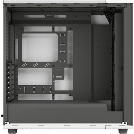 Fractal design north xl rc chalk white tg clear midi tower behuizing (wit houtkleur | 2x usb-a | 1x usb-c | tempered glass)